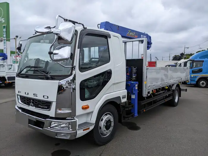 三菱 ファイター 中型/増トン クレーン付 アルミブロック 4段 の中古トラック【車両No.139381】