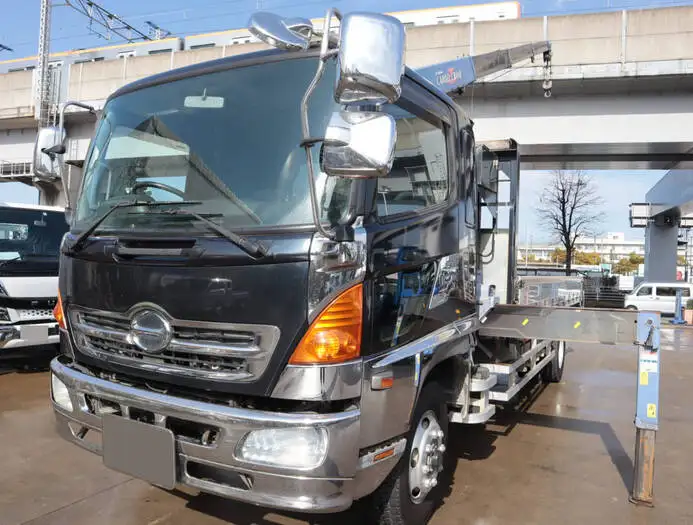 日野 レンジャー 中型/増トン クレーン付 床鉄板 アルミブロック の中古トラック【車両No.139529】