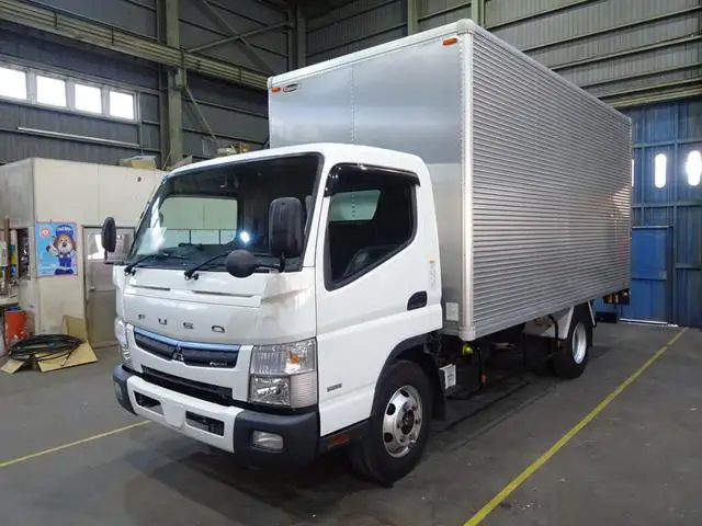 三菱 キャンター 小型 アルミバン パワーゲート 床鉄板 の中古トラック【車両No.139601】