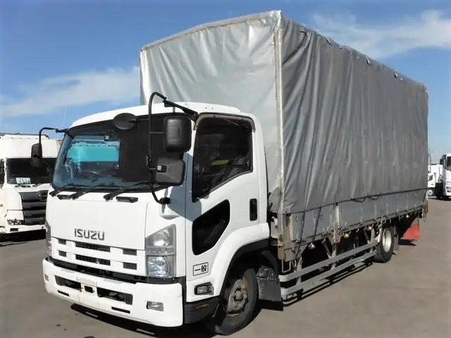 いすゞ フォワード 中型/増トン 平ボディ 幌 アルミブロック の中古トラック【車両No.140649】