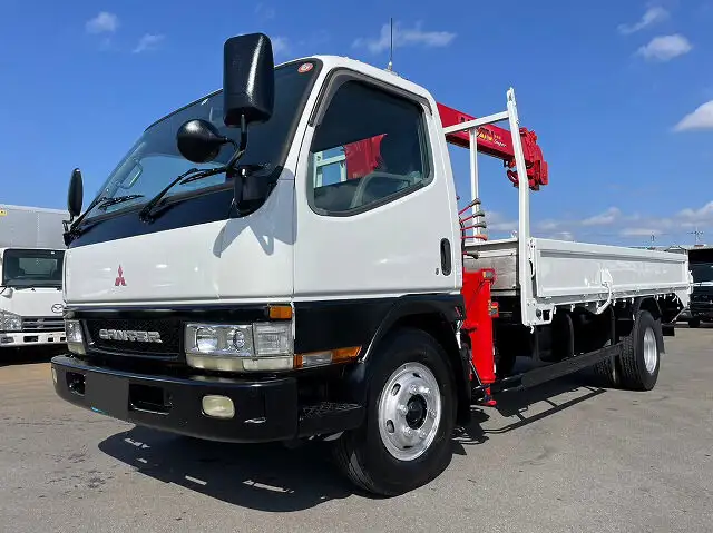 三菱 キャンター 小型 クレーン付 4段 ラジコン の中古トラック【車両No.142338】