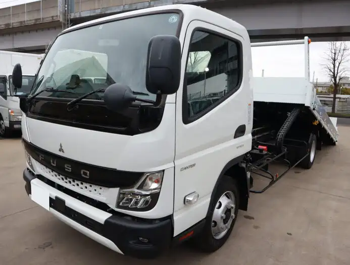 三菱 キャンター 小型 車両重機運搬 ラジコン ウインチ の中古トラック【車両No.142302】