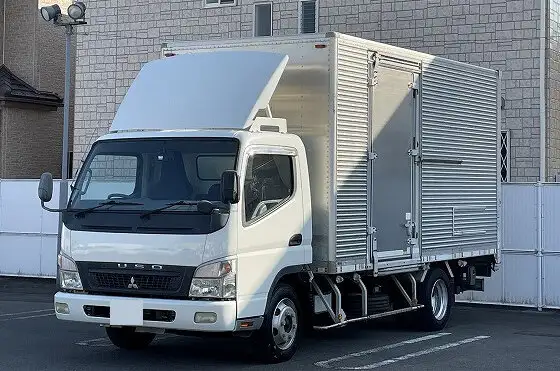 三菱 キャンター 小型 アルミバン パワーゲート サイドドア の中古トラック【車両No.142465】