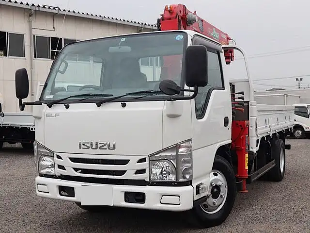 いすゞ エルフ 小型 クレーン付 4段 ラジコン の中古トラック【車両No.143299】