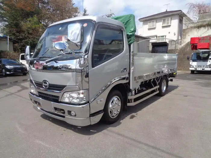 日野 デュトロ 小型 平ボディ 幌 床鉄板 の中古トラック【車両No.143442】