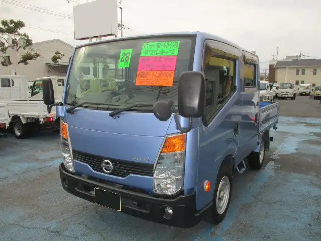 日産 アトラス 小型 平ボディ Wキャブ CBF-SQ1F24 の中古トラック【車両No.144108】