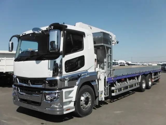 三菱 スーパーグレート 大型 クレーン付 床鉄板 アルミブロック の中古トラック【車両No.144754】