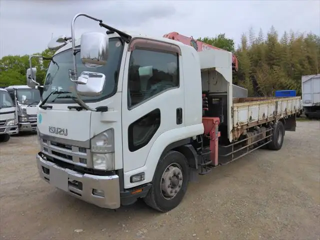 いすゞ フォワード 中型/増トン クレーン付 床鉄板 4段 の中古トラック【車両No.145146】