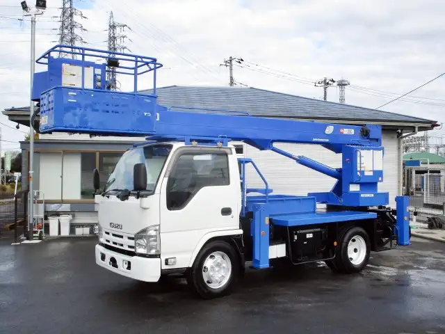 いすゞ エルフ 小型 高所・建柱車 高所作業車 SKG-NKR85YN の中古トラック【車両No.145306】