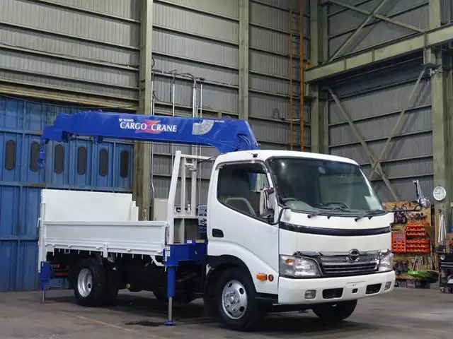 日野 デュトロ 小型 クレーン付 パワーゲート 床鉄板 の中古トラック【車両No.145557】