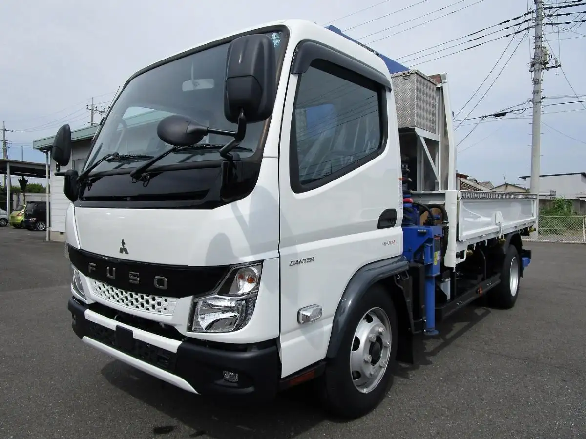 三菱 キャンター 小型 クレーン付 4段 ラジコン の中古トラック【車両No.145863】