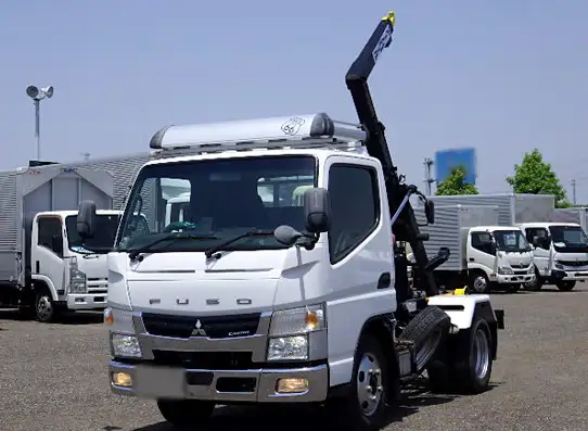 三菱 キャンター 小型 アームロール ツインホイスト 2PG-FBAV0 の中古トラック【車両No.146058】