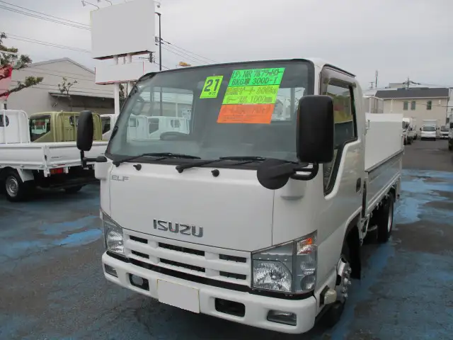 いすゞ エルフ 小型 平ボディ パワーゲート BKG-NHR85A の中古トラック【車両No.147274】