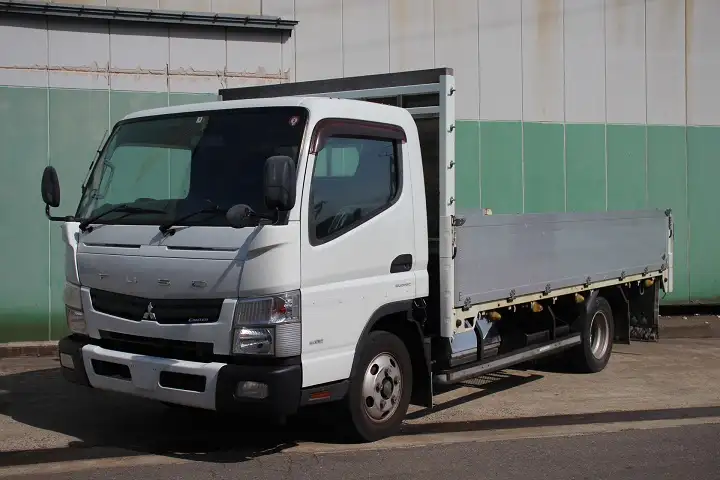 三菱 キャンター 小型 平ボディ 床鉄板 アルミブロック の中古トラック【車両No.146904】
