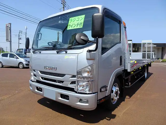 いすゞ エルフ 小型 車両重機運搬 ラジコン ウインチ の中古トラック【車両No.146722】