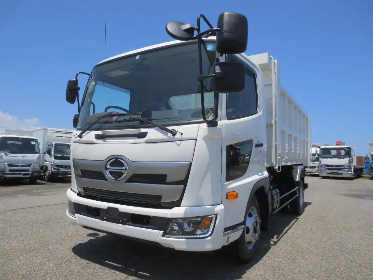 日野 レンジャー 中型/増トン ダンプ 土砂禁 ステンレス張り の中古トラック【車両No.147618】