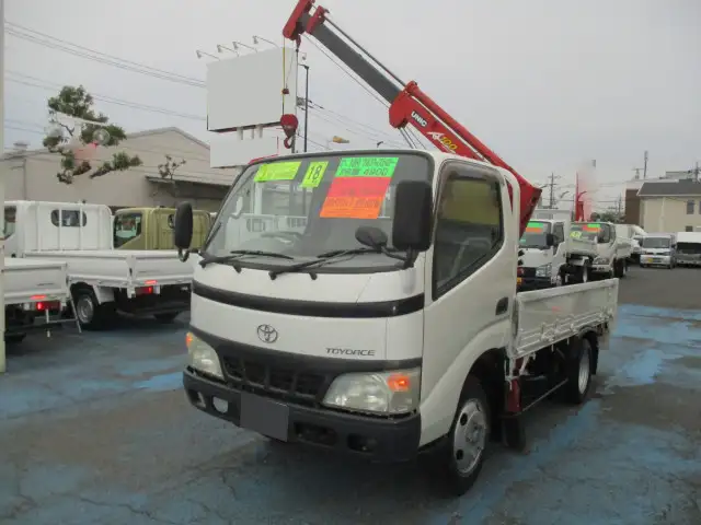 トヨタ トヨエース 小型 クレーン付 横置簡易クレーン 床鉄板 の中古トラック【車両No.147746】