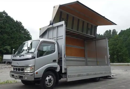トヨタ トヨエース 小型 ウイング パワーゲート KK-XZU421 の中古トラック【車両No.148015】