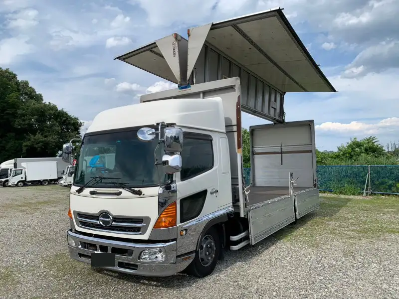 日野 レンジャー 中型/増トン ウイング パワーゲート エアサス の中古トラック【車両No.147129】