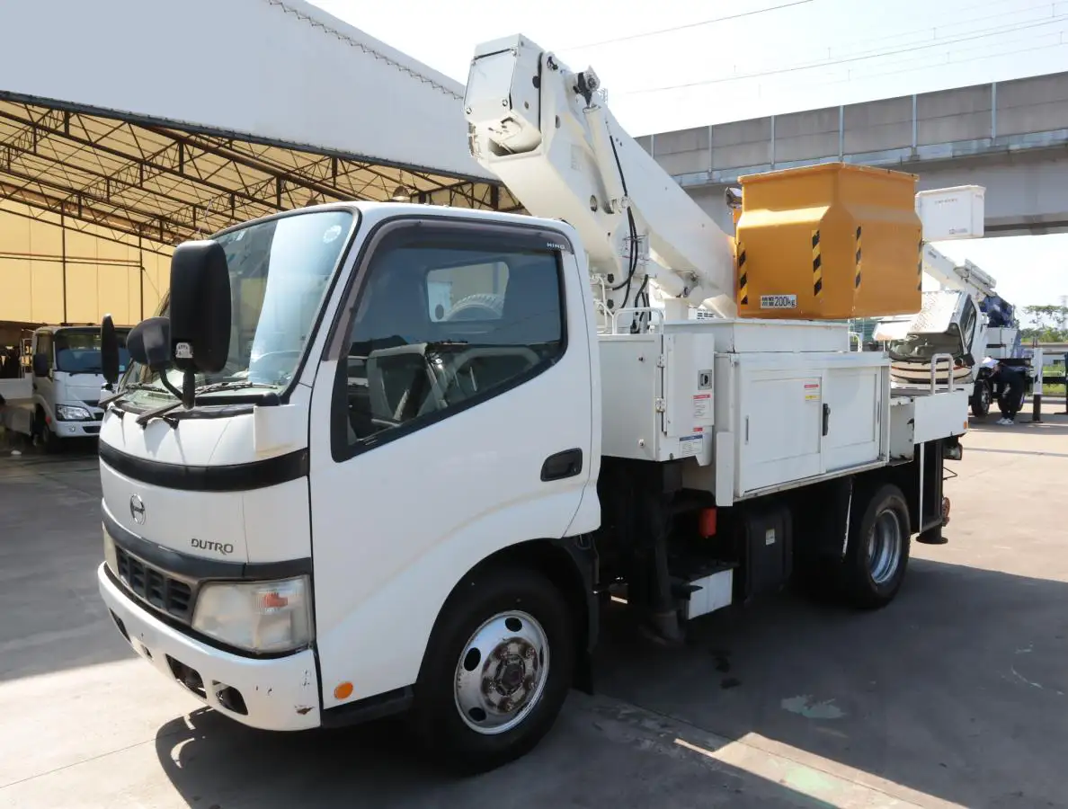 日野 デュトロ 小型 高所・建柱車 高所作業車 電工仕様 の中古トラック【車両No.148211】