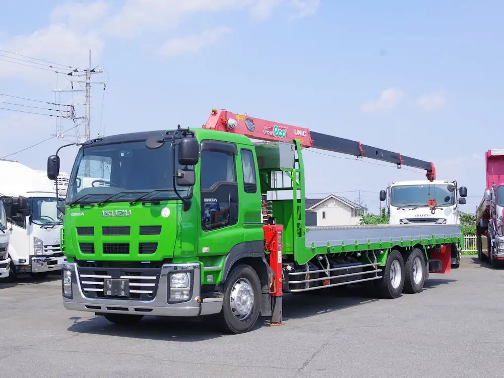 いすゞ ギガ 大型 クレーン付 アルミブロック エアサス の中古トラック【車両No.148348】