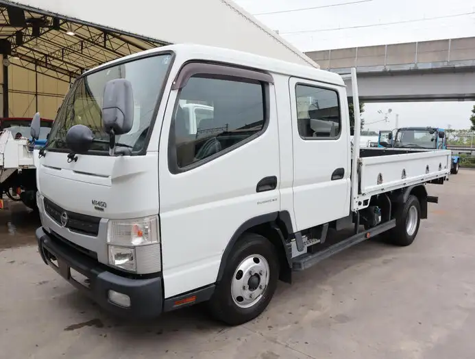 日産 アトラス 小型 平ボディ Wキャブ TRG-FEB5W の中古トラック【車両No.148514】