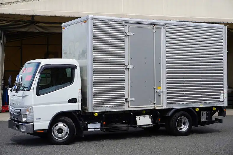 三菱 キャンター 小型 アルミバン パワーゲート サイドドア の中古トラック【車両No.148750】