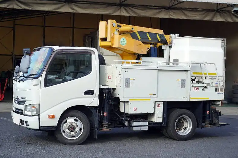 日野 デュトロ 小型 高所・建柱車 高所作業車 電工仕様 の中古トラック【車両No.148742】