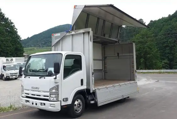 いすゞ エルフ 小型 ウイング パワーゲート PKG-NPR75N の中古トラック【車両No.148971】