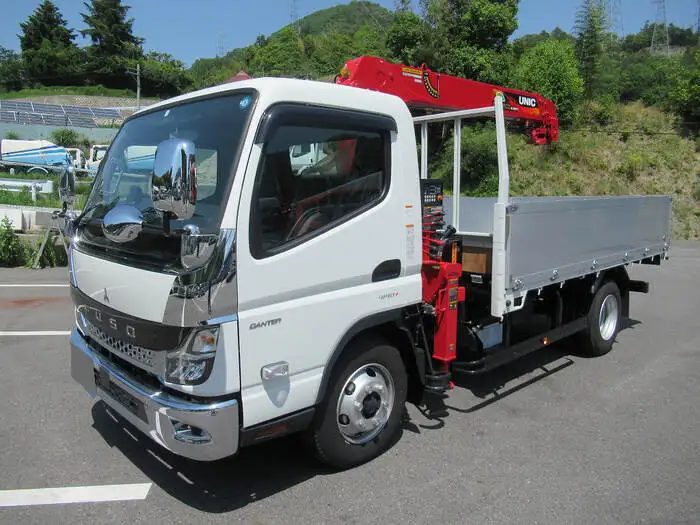 三菱 キャンター 小型 クレーン付 アルミブロック 4段 の中古トラック【車両No.149083】