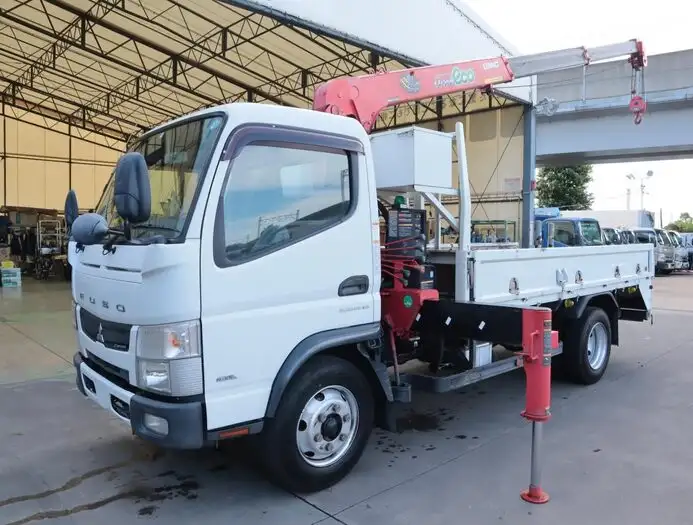 三菱 キャンター 小型 クレーン付 3段 ラジコン の中古トラック【車両No.149148】