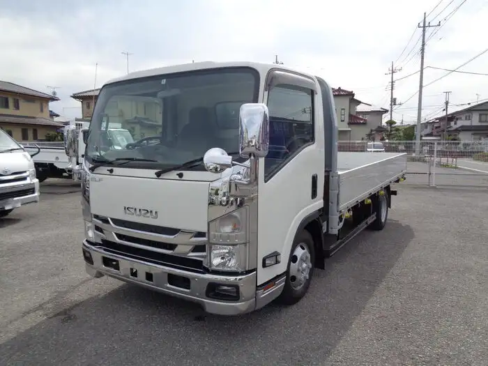 いすゞ エルフ 小型 平ボディ 床鉄板 アルミブロック の中古トラック【車両No.149410】