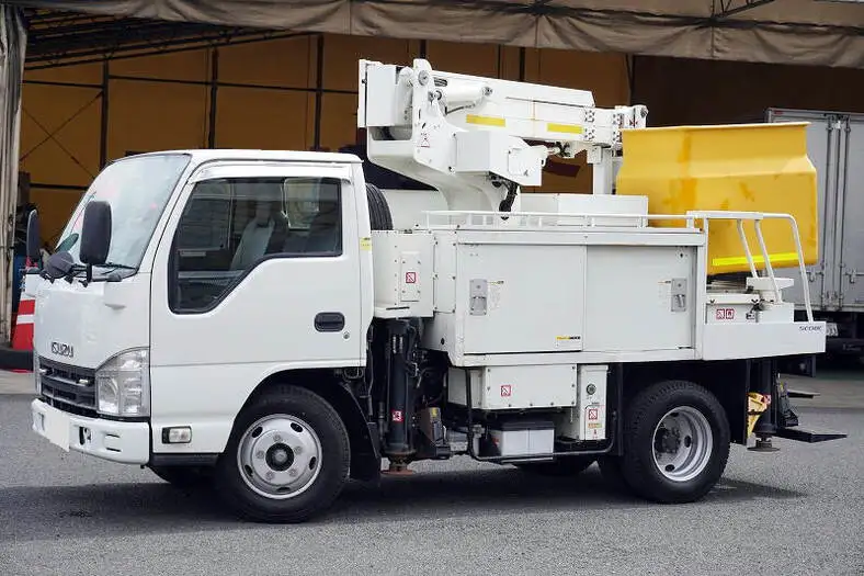 いすゞ エルフ 小型 高所・建柱車 高所作業車 電工仕様 の中古トラック【車両No.149579】