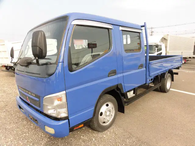 三菱 キャンター 小型 平ボディ Wキャブ 床鉄板 の中古トラック【車両No.150132】