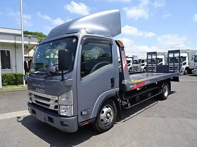 いすゞ エルフ 小型 車両重機運搬 ラジコン ウインチ の中古トラック【車両No.150047】