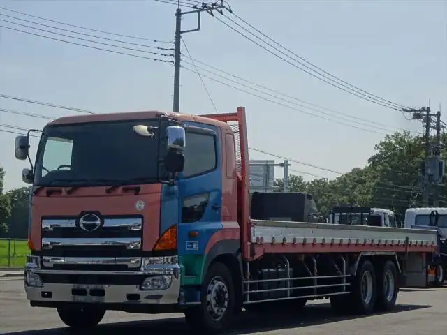 日野 プロフィア 大型 平ボディ アルミブロック ベッド の中古トラック【車両No.150327】