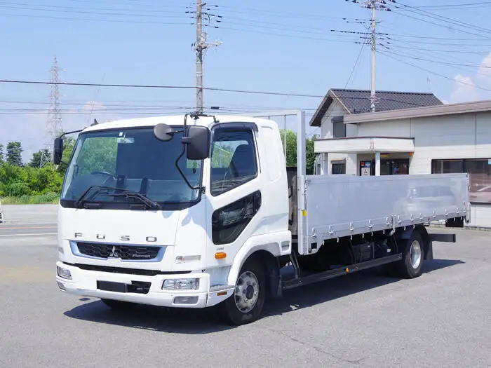 三菱 ファイター 中型/増トン 平ボディ アルミブロック ベッド の中古トラック【車両No.150419】