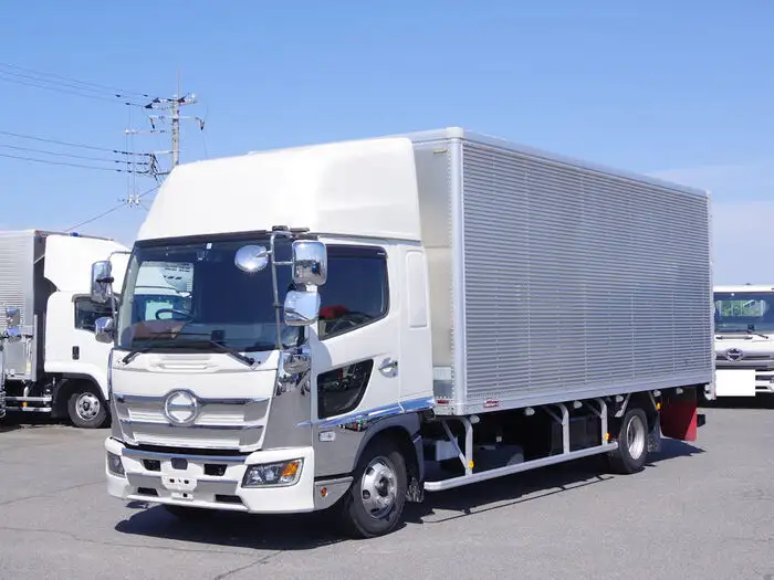 日野 レンジャー 中型/増トン アルミバン エアサス センターローラー の中古トラック【車両No.150432】