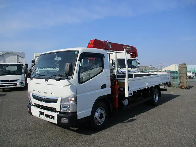 三菱 キャンター 小型 クレーン付 4段 ラジコン の中古トラック【車両No.150468】