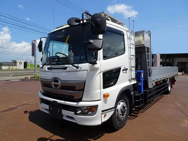日野 レンジャー 中型/増トン クレーン付 床鉄板 アルミブロック の中古トラック【車両No.150562】