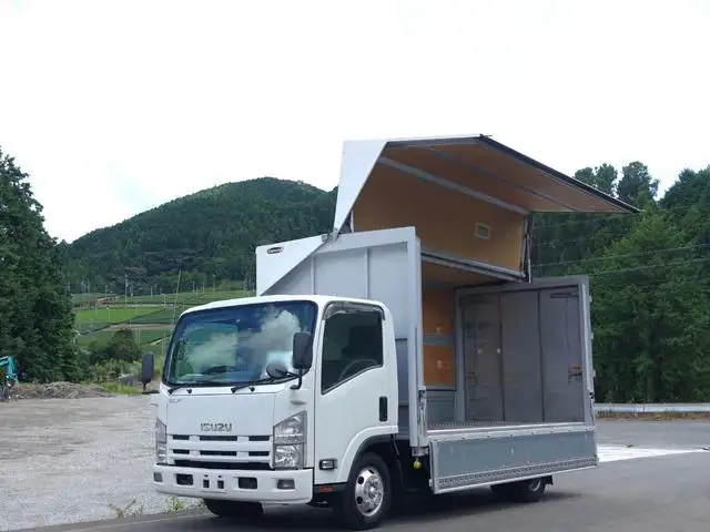 いすゞ エルフ 小型 ウイング センターローラー 3枚観音 の中古トラック【車両No.151769】