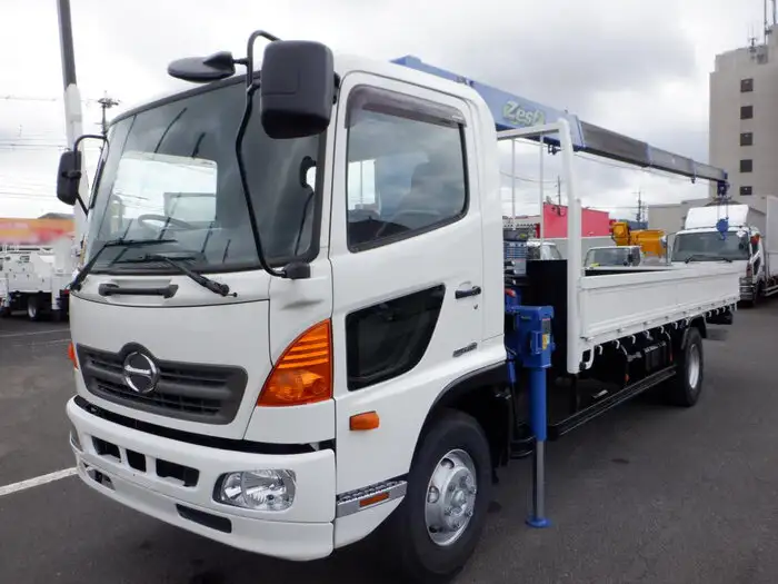 日野 レンジャー 中型/増トン クレーン付 床鉄板 4段 の中古トラック【車両No.152251】