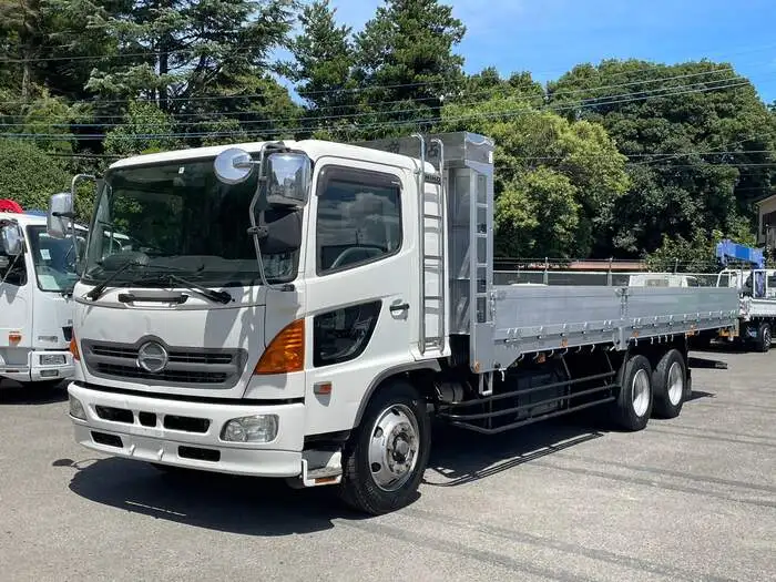 日野 レンジャー 中型/増トン 平ボディ 床鉄板 アルミブロック の中古トラック【車両No.152171】