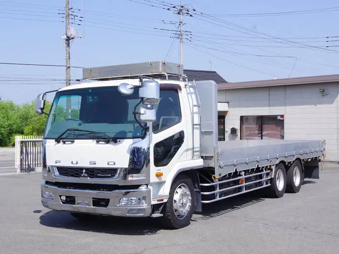 三菱 ファイター 中型/増トン 平ボディ 床鉄板 アルミブロック の中古トラック【車両No.152481】