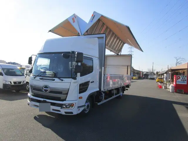 日野 レンジャー 中型/増トン ウイング パワーゲート エアサス の中古トラック【車両No.153071】