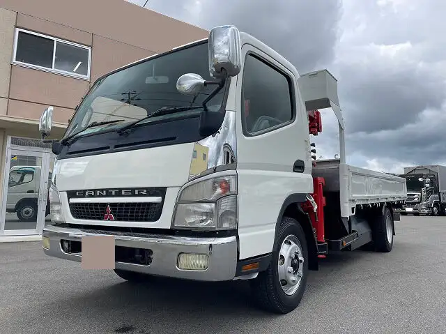 三菱 キャンター 小型 クレーン付 4段 ラジコン の中古トラック【車両No.153854】