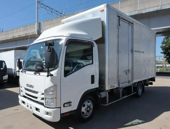 いすゞ エルフ 小型 アルミバン パワーゲート サイドドア の中古トラック【車両No.153936】