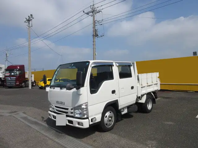 いすゞ エルフ 小型 ダンプ 土砂禁 Wキャブ の中古トラック【車両No.154589】