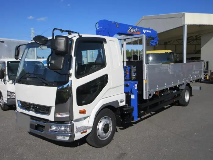 三菱 ファイター 中型/増トン クレーン付 アルミブロック 4段 の中古トラック【車両No.155022】