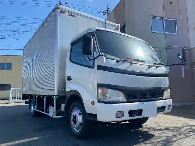 日野 デュトロ 小型 アルミバン パワーゲート 床鉄板 の中古トラック【車両No.155324】